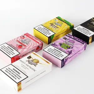 Venta caliente personalizada 10 20 paquetes de cajas de embalaje de cigarrillos de papel impreso OEM ODM cajas de embalaje de cigarrillos de lujo