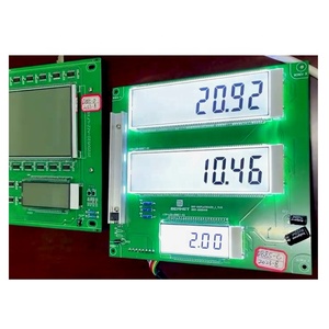 Tùy Chỉnh TN HTN VA <span class=keywords><strong>Segment</strong></span> <span class=keywords><strong>8</strong></span> 6 5 4 7 <span class=keywords><strong>Digit</strong></span> Liquid Crystal Screen Panel Nhiên Liệu Dispenser <span class=keywords><strong>LCD</strong></span> Display Board Với Kim Loại 56 66Pins - Product Image 5