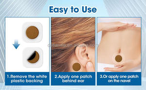 36 عد بقع دوار الحركة عصابات مرض البحر لتخفيف الغثيان والدوار في البالغين والأطفال - Product Image 5