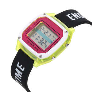 Unisex PC kare dijital ekran izle su geçirmez zamanlayıcı çok fonksiyonlu Alarm kronometre spor izle - Product Image 3