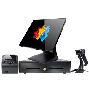 15 + 15 двойной экран Pos системы электронный кассовый аппарат в автономном режиме Системы кассовых терминалов AIO-1568 - Product Image 1