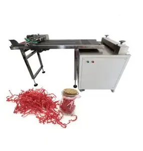 Popular straight crinkle cut paper shredder small machine shred filler for packing gift box