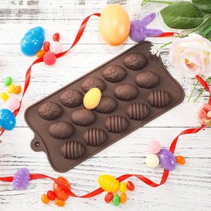 Customized Easter Chocolate Molds Wholesale <b>Silicone</b> Molds with Easter Egg Shape for Making Small Chocolate - Product Image 2