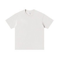 T-shirt surdimensionné unisexe personnalisé 220gsm pour hommes doux 100% coton de haute qualité sérigraphie personnalisée Puff Dtf Dtg pour hommes et femmes
