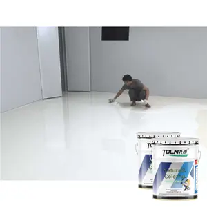Waterborne Concrete Floor Paint Coating Solvente-livre Epoxy Transparente Top Coat Tintas para Piso Garagem