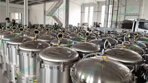 Purificateur de filtre à huile comestible sous vide Machine à filtrer l'huile de palme Nettoyeur de filtre à huile d'olive <span class=keywords><strong>Colza</strong></span> d'arachide - Product Image 6