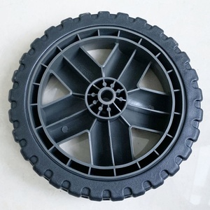 Ruedas y Neumáticos Pequeños de Plástico para Carretillas de Jardín, Lavadoras a Presión, Ruedas de 7 Pulgadas para Cortacéspedes - Product Image 4
