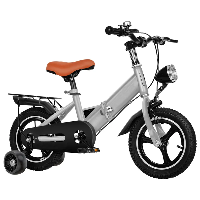 Kinderfiets Opvouwbare Kleine Jongens Meisjes 3-12 Jaar Oud Babyfiets Met Zijwieltjes Kinderwagen