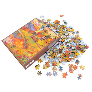 Puzzle d'aventure dinosaure de 35 pièces pour enfants, jouet éducatif avec impression couleur et coins ondulés, puzzle en carton - Product Image 4