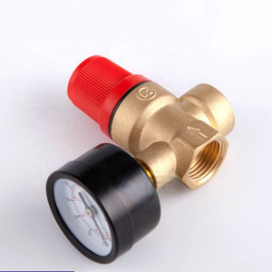 Válvula de seguridad de latón de 1/2 pulgada con rosca para alivio de presión de agua en sistemas de calefacción de calderas - Product Image 1