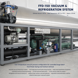 Máquina Industrial de Secado por Congelación de Alimentos para Procesamiento de Comidas Preparadas FFD-150, Aprox. 150 m² Lote de 1500 kg - Product Image 5