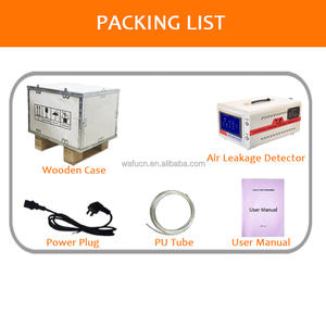 Электронный тестер утечек воздуха WAFU с 10-дюймовым цветным сенсорным экраном, водонепроницаемость IP65, высокая точность 0,01%, обнаружение утечек в вакууме, гарантия 1 год - Product Image 3