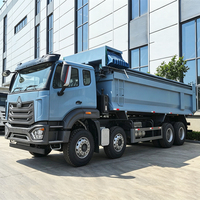 Camion benne minier Sinotruk Howo NX 8x4 de 80 tonnes et 30 mètres cubes à vendre en Chine