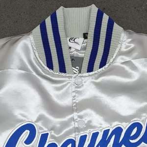 2025 Bomber in raso leggero personalizzato con Logo personalizzato da Baseball Jacke seta giacca Varsity satinata - Product Image 3