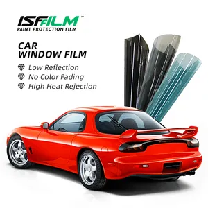 ISFFILM Film Celup PET Keramik Nano Penolak Panas Warna Kaca Mobil 1.52*30M untuk Mobil