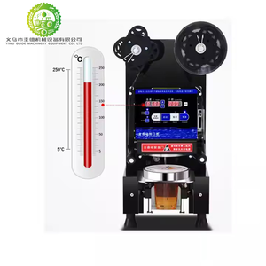 Factory direct-sale commercial plastic hot and cold milk <b>tea</b> sealing <b>machine</b> for soybean milk and beverage cups sealing <b>machine</b> - Product Image 3