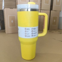 Nouveau Gobelet de Voyage Isotherme en Acier Inoxydable à Double Paroi de 40 oz avec Poignée, Couvercle et Paille Anti-Fuite pour Voiture - Vente en Gros 2026