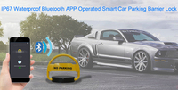 Barrière solaire de stationnement avec télécommande automatique, certifié CE, pour voiture privée