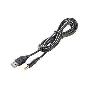 Câble Excellway USB vers prise DC, 5 V, conducteur en cuivre noir, gaine en PVC, configuration droite - Product Image 1