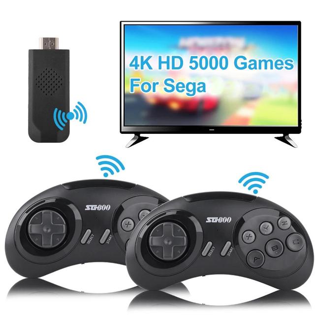 SG800 MD Retro Video Game Console for Sega Genesis Built-in 688+ Classic Games Wireless Controller Gamepad HD TV Game Player