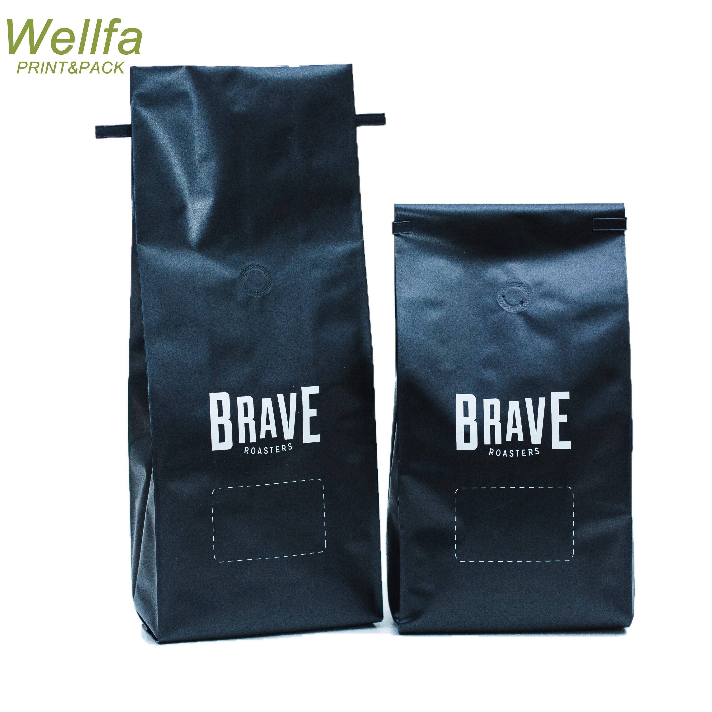 Tin tie foil bag coffee packaging 250g500g