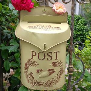 Buzón <span class=keywords><strong>de</strong></span> Pared Estilo Europeo, Decoración <span class=keywords><strong>de</strong></span> Pared Retro Desgastada, Decoración <span class=keywords><strong>de</strong></span> Pared para Jardín o Tienda <span class=keywords><strong>de</strong></span> Comestibles - Product Image 5