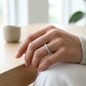 Platinum Plated Lucky <strong>Evil</strong> Shape <strong>Eye</strong> CZ Eternity Engagement <strong>Ring</strong> Trendy Cute Lovely Girl Women Zirconia Band Finger <strong>Rings</strong> - Product Image 1