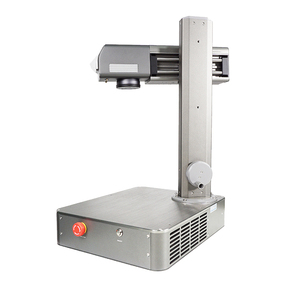 Máquina de marcado láser de fibra portátil compacta, anillo de pájaro, Metal, Placa dorada, máx. 20W - Product Image 4