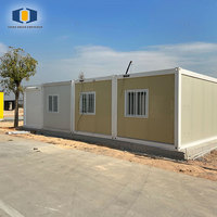 CGCH — maison de plage portable de 20 pieds, paquet plat en tissu, bricolage, maison préidéale, conteneur