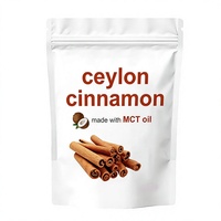 Gélules de cannelle de Ceylan OEM, capsules d'huile MCT, complément alimentaire hautement biodisponible, 300 unités