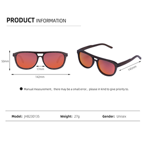 Gafas de Sol de Madera Polarizadas con Logotipo Personalizado, Lentes de Espejo de Alta Calidad, Fabricación China, Venta al Por Mayor - Product Image 5