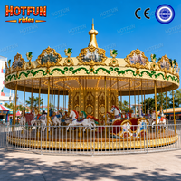 Manège à chevaux populaire pour enfants et adultes, équipement d'attraction de parc d'attractions