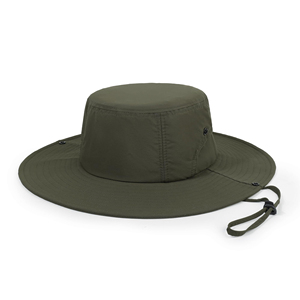 Custom Patch Logo Quick Dry Fit Bucket Hat With <b>String</b>,Fashion Mens Fisherman Wide Brim Rope Safari Cap - Product Image 1