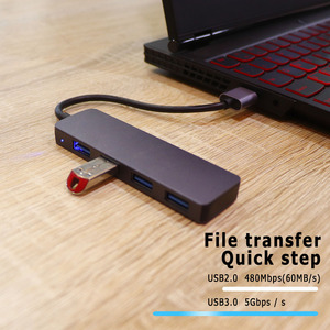4 En 1 <span class=keywords><strong>puertos</strong></span> Desktop Hub Splitter <span class=keywords><strong>PC</strong></span> de alta velocidad <span class=keywords><strong>USB</strong></span> 3,0 Adaptador de 4 <span class=keywords><strong>puertos</strong></span> Estación de acoplamiento de carga 3,0 <span class=keywords><strong>USB</strong></span> Hub - Product Image 6