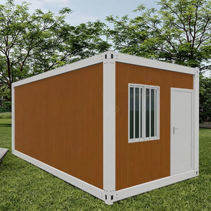 Casa contenedor moderna desmontable estructura de acero ligera modular Instalación rápida prefabricada para uso en hoteles y centros comerciales - Product Image 4