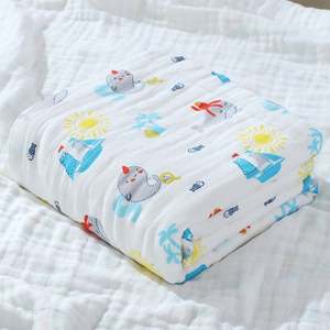 Popular Wholesale Custom 110*110 cm 100% Cotton Muslin Swaddle Wrap <b>Baby</b> <b>Blanket</b> - Product Image 5
