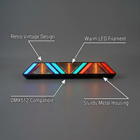 Éclairage de scène rétro LED DMX512 pour concert, événement, théâtre, mariage, effet de filament de tungstène blanc chaud