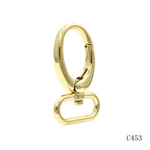 Crochet à œil pivotant, mousqueton à boucle large, fermoir en métal, porte-clés, mousqueton, crochet <span class=keywords><strong>pour</strong></span> <span class=keywords><strong>chien</strong></span>, mousqueton <span class=keywords><strong>pour</strong></span> lanière, accessoires - Product Image 5