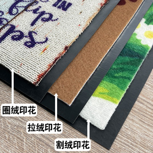 Custom Printed Polyester Doormat With Pvc Backing Anti Slip Water Absorbent Entrance Mat Rectangle Shape - Product Image 3