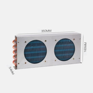 Trocadores de calor personalizados refrigerador de ar evaporador condicionador aleta condensador freezer e geladeira multi-material é opcional - Product Image 2