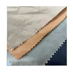 20d cired防撕裂尼龙轻质防羽绒服素色编织塔夫绸面料，用于羽绒服100% 尼龙抗撕裂