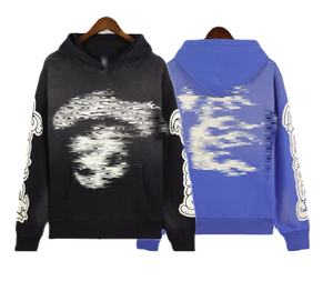 Sudadera con Capucha Casual de Diseño Vintage Estampada de Alta Calidad C0918, Gran Venta, Unisex - Product Image 1