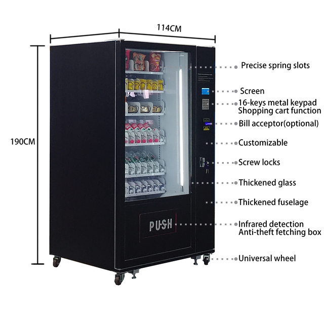 Vending Machine for Snacks and Drinks Foods Chocolate Beverage Cosmetics Candy Condom Automatic Vending Machine