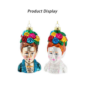 Handgemachte einzigartige Glas weihnachts verzierungen sprechende Tische Mexikanische Baums chmuck Einzigartige Weihnachts dekorationen - Product Image 4