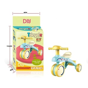 Assemblage créatif équilibrage poussette dessin animé pour enfants assemblage Tricycle modèle blocs de construction éducatifs pour le démontage de bricolage - Product Image 3