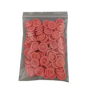 200pcs Powder Free Anti-slip Finger Cover Anti Static ESD Cleanroom Latex Finger Cots Pink For Electronic Industry