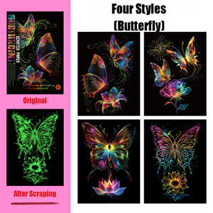Peinture à gratter lumineuse DIY pour adultes et enfants, idéale pour soulager le stress ou comme cadeau – Nouveauté ! - Product Image 3
