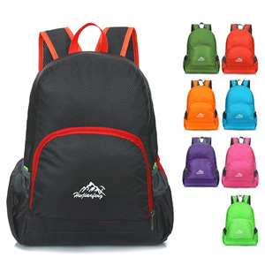 Sac pliable ultraléger résistant à l'eau avec logo personnalisé, sac à dos pliable pour sports de plein air, escalade, randonnée, cyclisme - Product Image 6