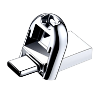 Mini clé USB 3.0 Type C OTG double interface en métal pour téléphone et PC, vente en gros, logo personnalisé