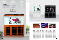 HR-1200H Vue réservoir de poissons D'aquarium avec armoire